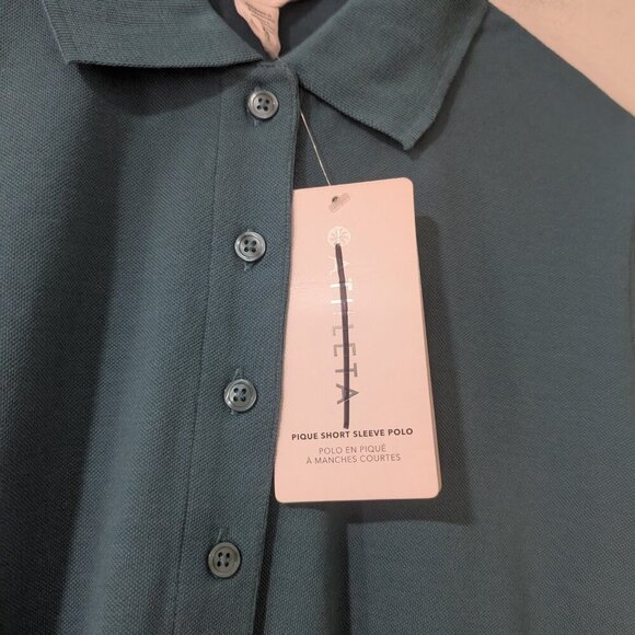 Athleta | On The Go Polo In Borealis Green - Picture 6 of 11